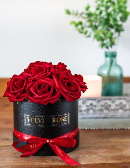 Everlasting Artificial Roses Gift Box