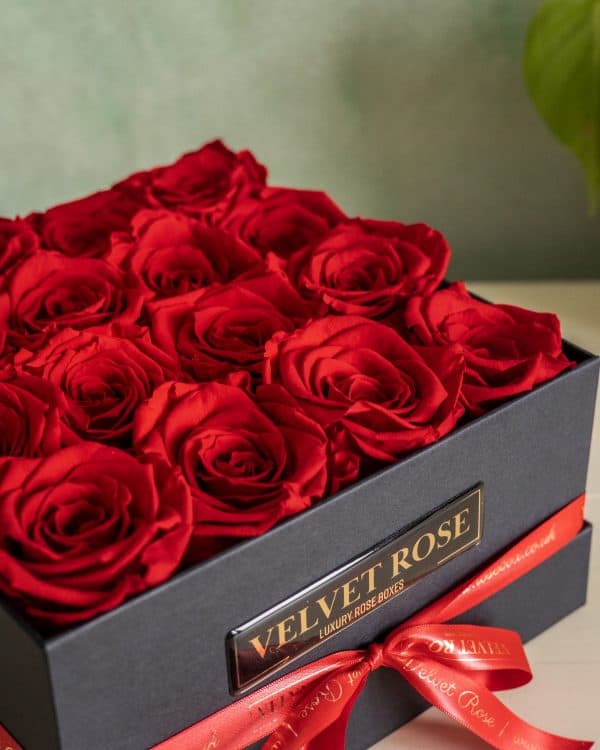 THE PRESTIGE BOX OF ROSES – ETERNITY REAL PRESERVED ROSES
