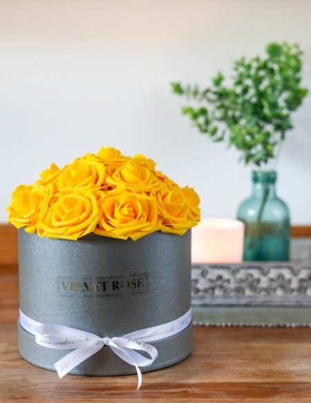 Everlasting Artificial Roses Gift Box