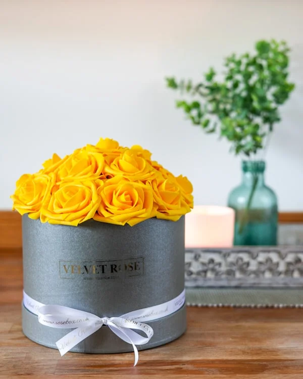 Everlasting Artificial Roses Gift Box