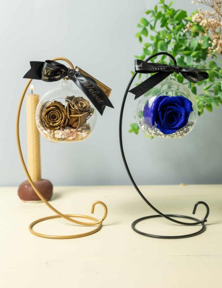 Eternity Glass Rose Sphere