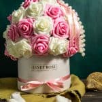 Multi-Colour Dome Of Everlasting Artificial Roses Gift Box